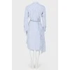 Stripe asymmetrical dress