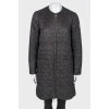 Textured metallic coat