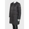 Textured metallic coat