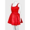 Red babydoll dress