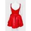 Red babydoll dress