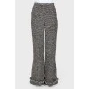 Houndstooth trousers