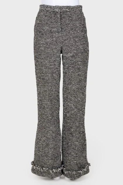 Houndstooth trousers