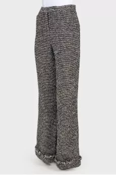Houndstooth trousers