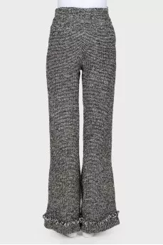 Houndstooth trousers