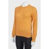 Sweater with beads