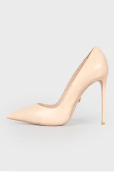Beige classic shoes
