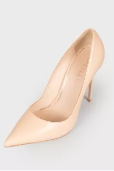Beige classic shoes