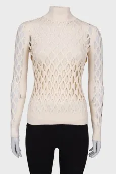 Golf with a cut-out pattern